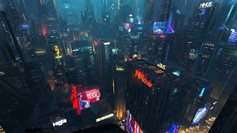 Cyber City 3840×2160 Hd Wallpapers