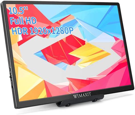 Wimaxit M1050c 105 Inch Portable Monitor 1920x1280p Ips Fhd 100 Srgb