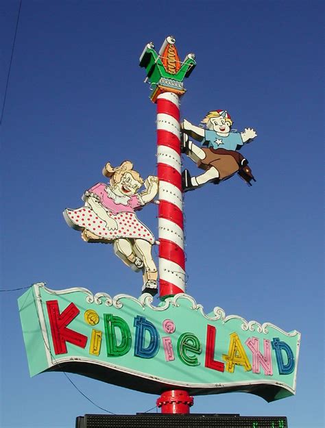 Kiddieland Sign Kiddieland Amusement Park 8400 W North Ave Flickr