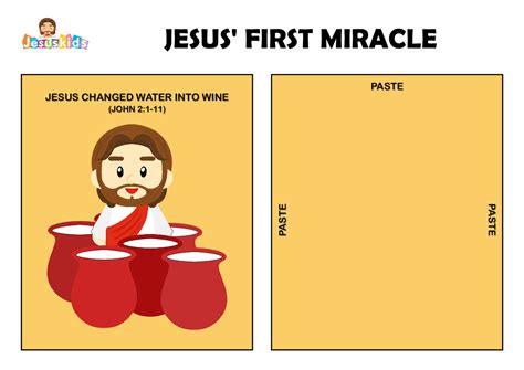 Jesus´ First Miracle01 Jesus Kids