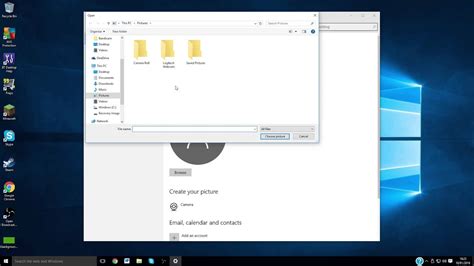 How To Createchange Your Profile Picture Windows 10 How To Youtube
