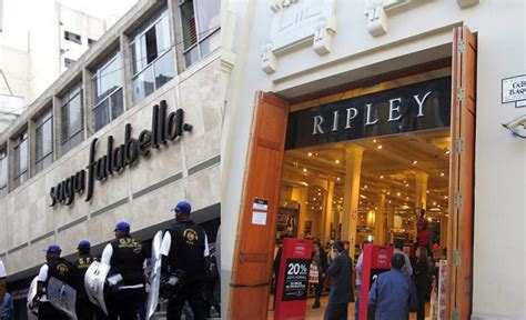 Clausuran Saga Falabella Y Ripley Del Centro De Lima Perú Retail
