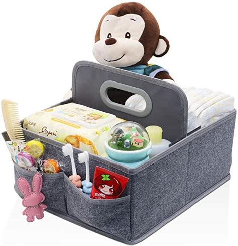 A shower caddy helps you keep all your toiletries in one portable place. Amazon.co.uk: Baby Diaper Caddy Organizer by Brolex: Large ...