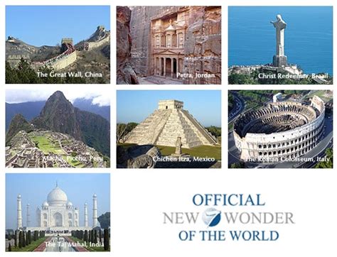 Suramers New Seven Wonders Of The World