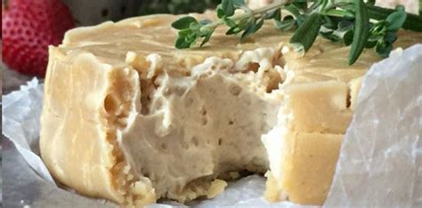 Brie Cashew Cheese Wheel With Rind Recipe Cashew Cheese Raw Food