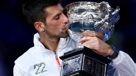 Novak Djokovic Wins Australian Open 2023 To Equal Rafael Nadals Grand
