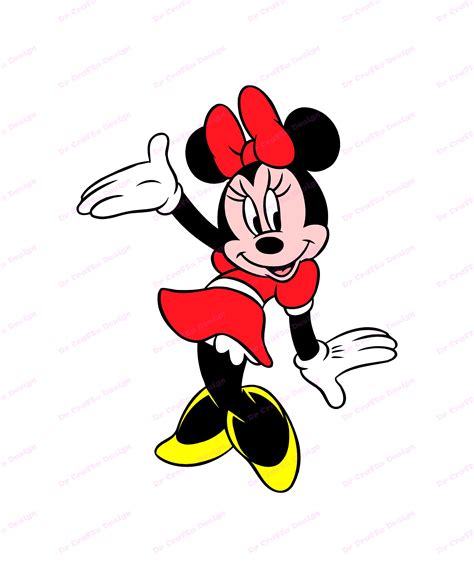Minnie Mouse Svg 18 Svg Dxf Cricut Silhouette Cut File Etsy