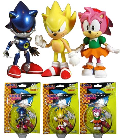 Sonic The Hedgehog Classic Mini Figure Series 2 Metal Sonic Super