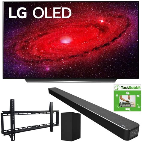 LG OLED CXPUA Inch CX K Smart OLED TV With AI ThinQ Bundle With LG SN Y Channel