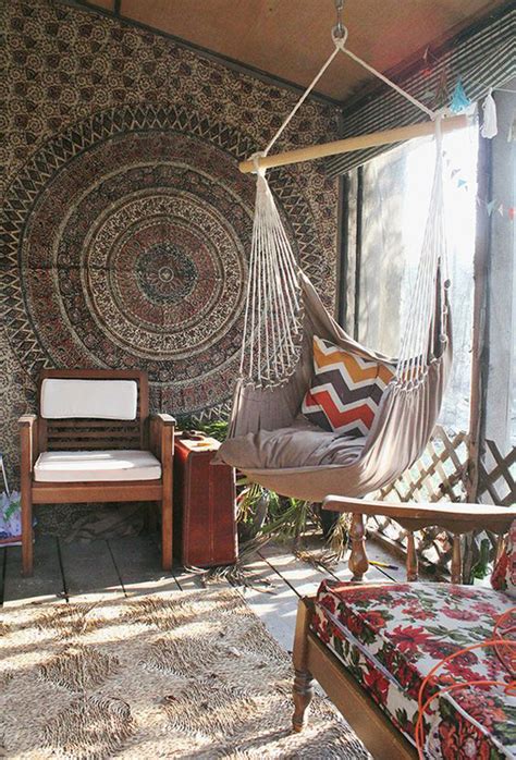 15 Inspiring Bohemian Porch With Colored Textiles Home