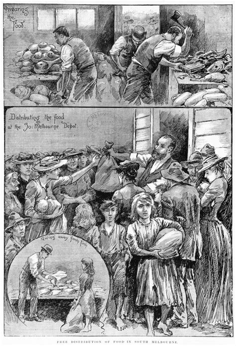 Depression Food Aid 1890s Australian Food Timeline