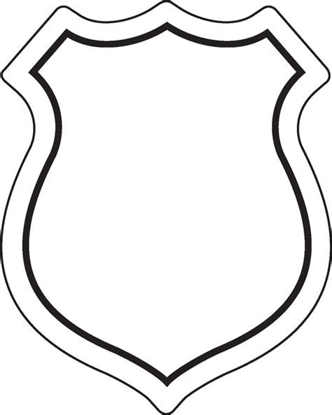 Every idea begins with an outline. Pin Printable Police Badge Template On Pinterest | Paw ...