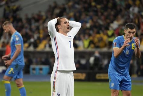 Fußball Wm Quali Ukraine Frankreich France S Antoine Griezmann