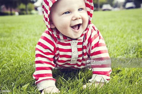 Happy Smiling Baby Boy Stock Photo Getty Images