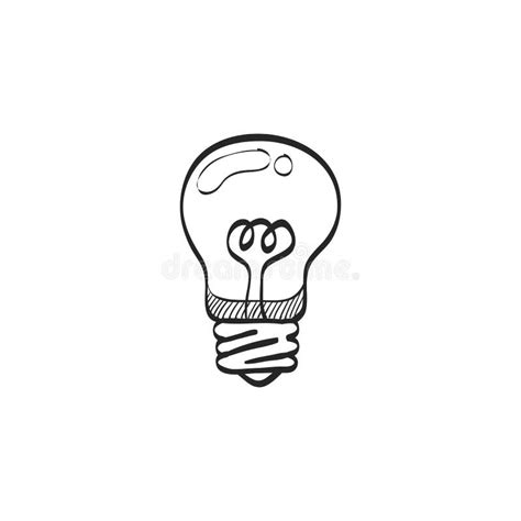 Sketch Icon Lightbulb Stock Vector Illustration Of Light 193525293