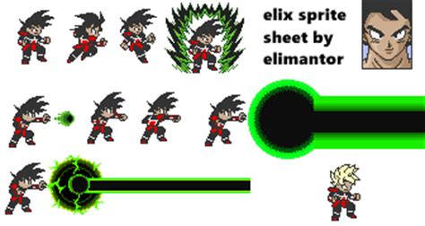 Some effects by nestlelion on deviantart. dragonball z elix sprite sheet by elimantor on DeviantArt
