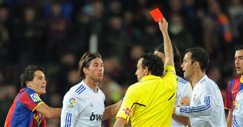 The Nine Most Ridiculous Red Cards Of Sergio Ramos Real Madrid Career