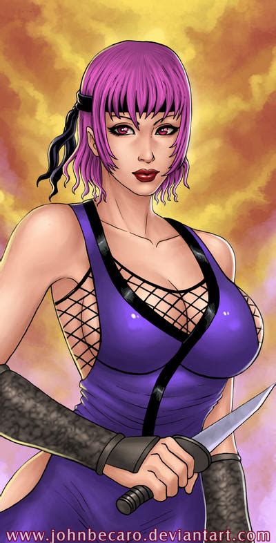 20 Bust Commission Ayane From Dead Or Alive By Johnbecaro On Deviantart