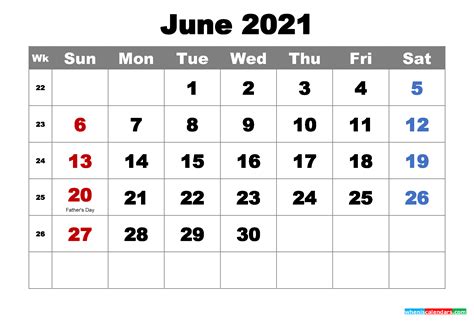 If you were not looking for a monthly calendar then please search this site for other options. Free Printable June 2021 Calendar with Holidays as Word ...