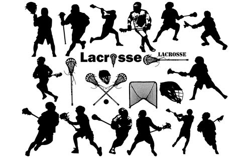 Lacrosse Silhouettes Graphic By Twelvepapers · Creative Fabrica