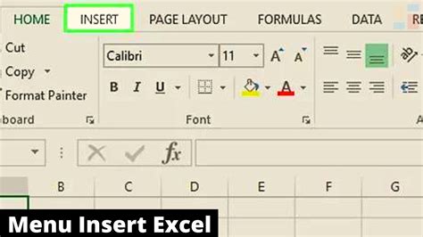 Yang Ada Di Menu Insert Excel Dan Fungsinya Teknovidia