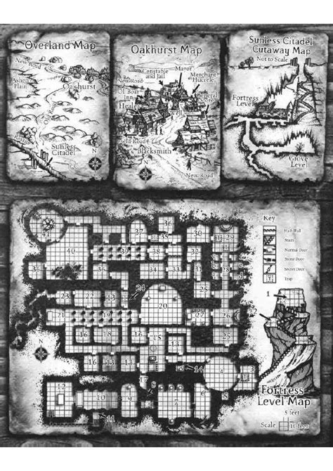 Dnd Races Forgotten Realms D D Maps Dungeon Maps Sunless Fantasy