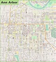 Ann Arbor downtown map