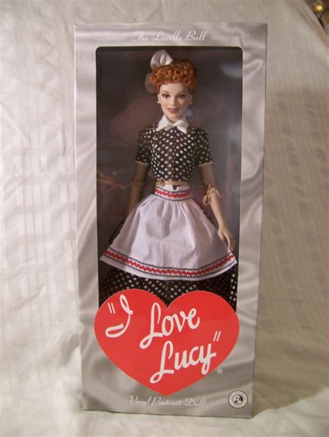 Franklin Mint I Love Lucy Lucille Ball Vinyl Portrait Doll E