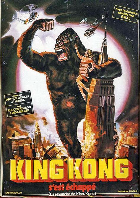 King Kong Escapes Poster King Kong 1933 King Kong Vs Godzilla King Kong