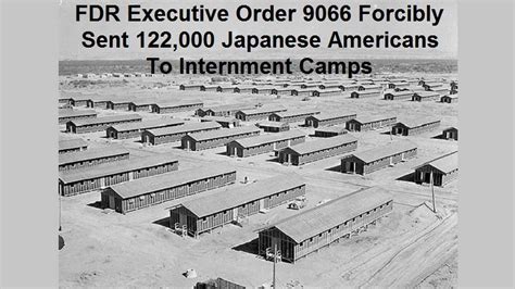 fdr executive order 9066 forcibly sent 122 000 japanese americans to internment camps