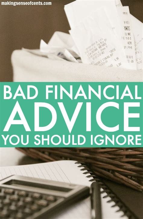 Bad Financial Advice Bad Advice Ive Actually Heard
