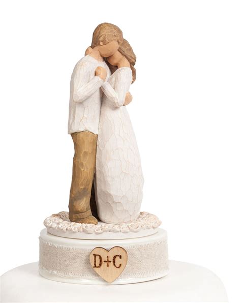 Personalized Willow Tree Promise Wedding Cake Topper
