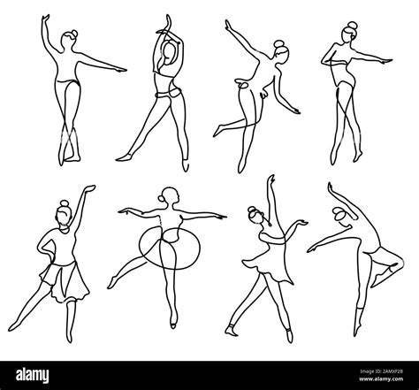 Drawing Ballerinas Dancing Art Floppy