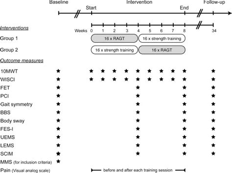 Application Scheme Of Outcome Measures Abbreviations 10mwt 10 M