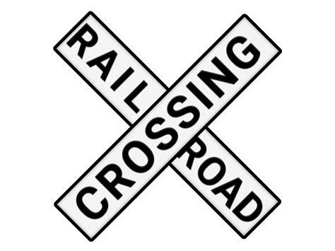 Printable Railroad Crossing Sign