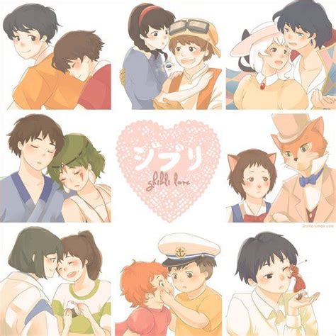 Ghibli Couples Studio Ghibli Fanart Studio Ghibli Art Studio Ghibli