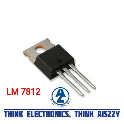 Lm7812 Voltage Regulator 12v Shopee Malaysia