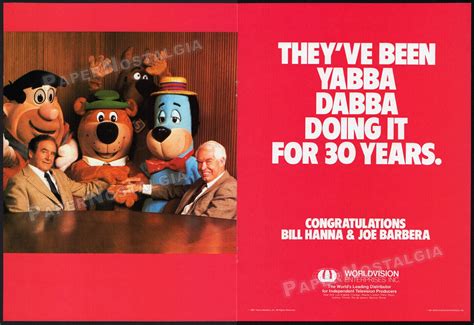 1987 Worldvision Enterprises Print Ad For Hanna Barberas 30th