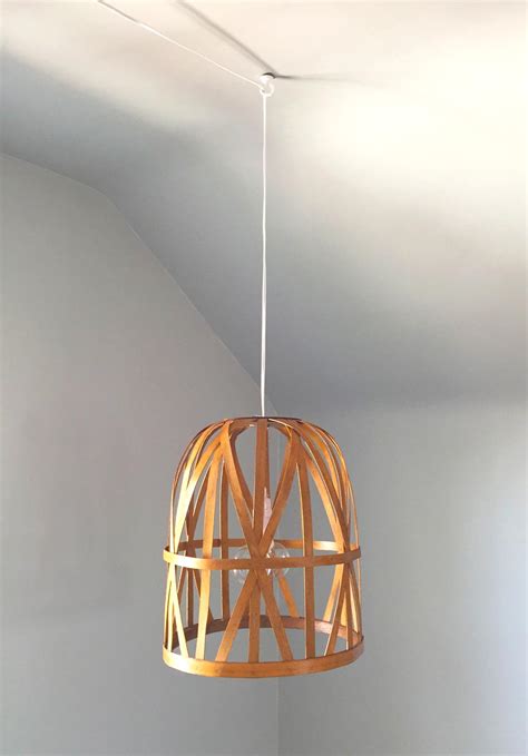 Diy Basket Pendant Light And Then We Tried