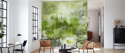 Shades Of Green Made To Measure Wall Mural Photowall
