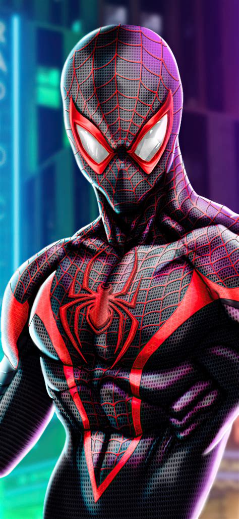 1125x2436 Spider Man Miles Morales In Ps5 4k Iphone Xsiphone 10iphone