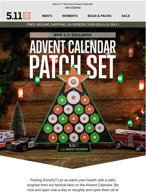 511 Tactical The Advent Calendar Patch Set Is Here Milled