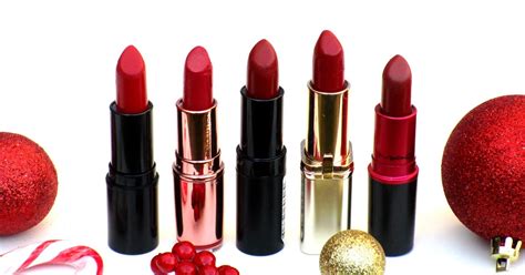 Haysparkle Blogmas Day 5 My Top 5 Christmas Red Lipsticks