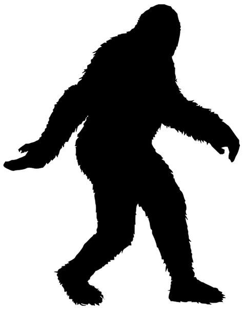 Sasquatch Silhouette Vector At Getdrawings Free Download