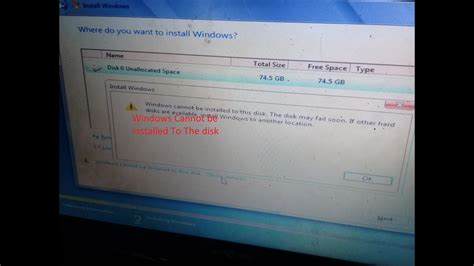 Cara Mengatasi Windows Cannot Be Installed To This Disk The Disk May