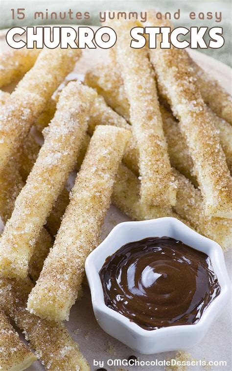 Mix together the granulated sweetener and 1 teaspoon of cinnamon in a small bowl. Churro Sticks | Recipe | Puff pastry recipes, Churros ...