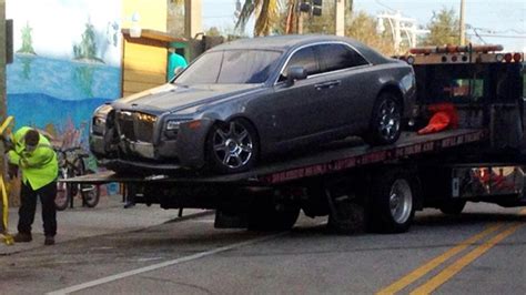 Rick Ross Shot At Crashes Rolls Royce In Florida