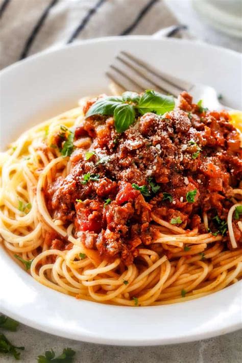 Spaghetti Bolognese Delicious Cuisine Recipes