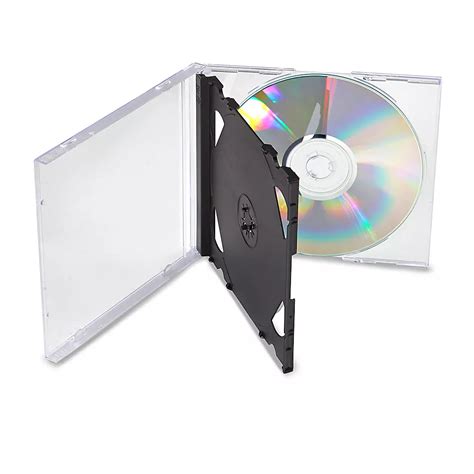 Multi Cd Jewel Cases 3 Cds With Black Tray S 11830 Uline