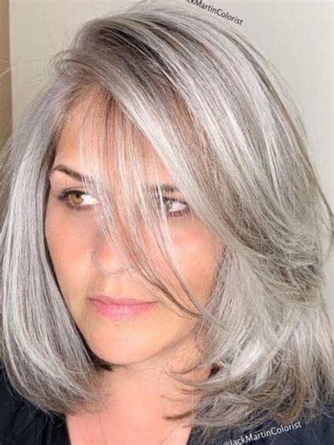 Gray Hair Cuts Long Gray Hair Grey Hair Color Haircut Gray Hair